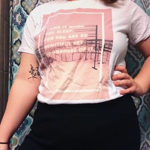 the 1975 “i like it when you sleep...” t-shirt
